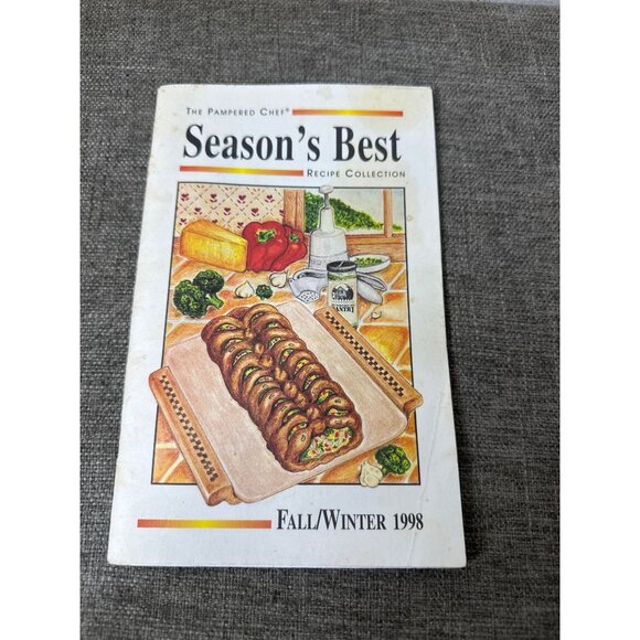 5 Pk Pampered Chef Seasons Best Fall/Winter 1998 2000 2001 2002 2008 Cookbooks - Picture 2 of 16